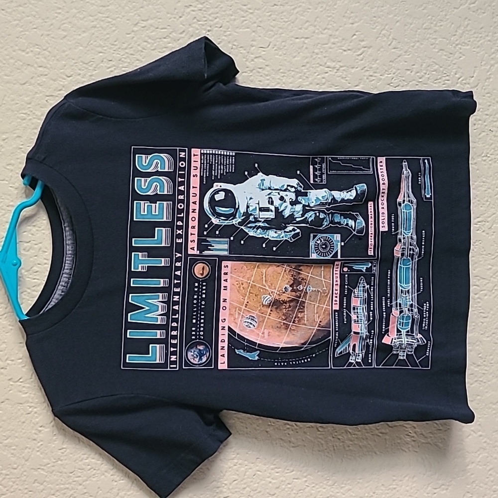 Old Navy "Limitless" Astronaut Space Tshirt